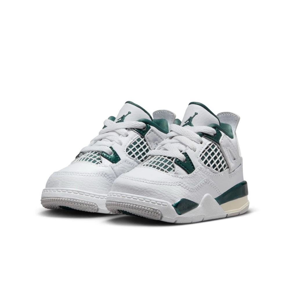 Jordan 4 Retro (ps) White/oxidized Green-white Preschool